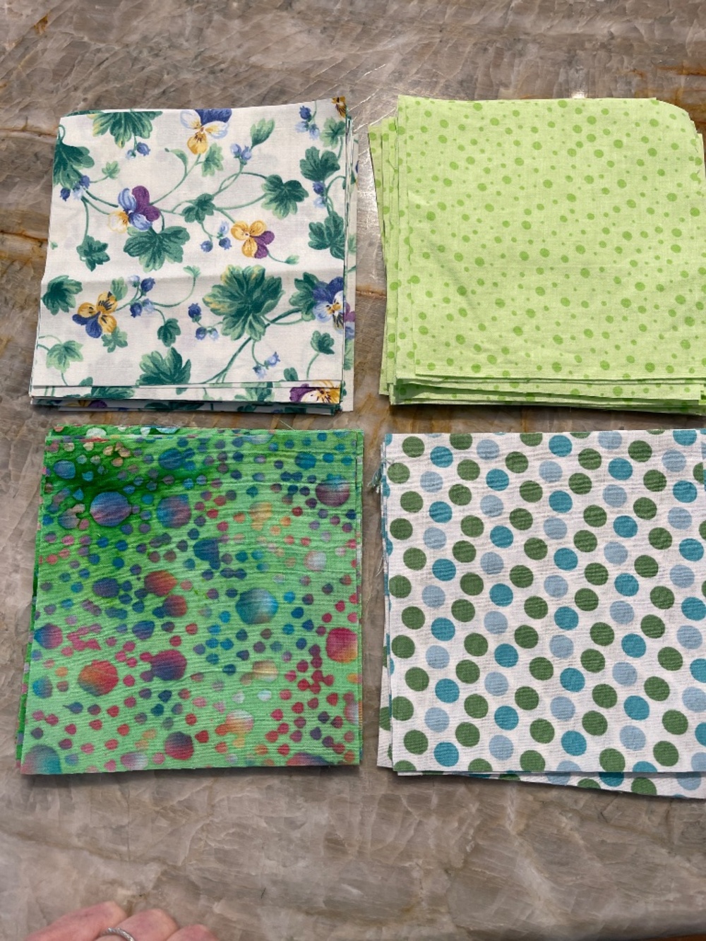 5" Inch Quilt Squares 74 Count